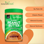 Buy NourishVitals Irresistibly Tasty Combo | Natural Almond Butter (Extra Crunchy), 200g + Classic Peanut Butter (Almonds Crunchy), 750g - Purplle
