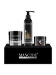 Buy Mancode Gift Set for Men - Premium Luxury Hair Styling Kit (Keratin Shampoo + Hair Wax + Hair Fall Control Cream) Gift Set - 10 - Purplle