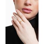 Buy KUNUZ Gold Plated 925 Sterling Silver Smiley Face Adjustable Ring for Women - Purplle