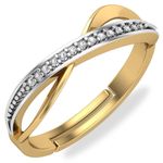 Buy KUNUZ Gold Plated 925 Sterling Silver Adjustable Ring for Women - Purplle