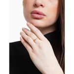 Buy KUNUZ Gold Plated 925 Sterling Silver Adjustable Ring for Women - Purplle