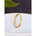 Buy KUNUZ Gold Plated 925 Sterling Silver Adjustable Ring for Women - Purplle