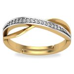 Buy KUNUZ Gold Plated 925 Sterling Silver Adjustable Ring for Women - Purplle
