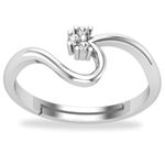 Buy KUNUZ 925 Sterling Silver Heart Shape Adjustable Ring for Women - Purplle
