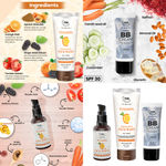 Buy Combo of 3- BB Cream 30gm + Vitamin C Exfoliating Face Wash 100ml + Vitamin C Face Serum 30ml - Purplle