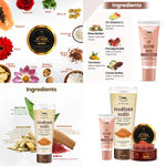 Buy Combo of 3- Lip Sleeping Mask 10g + Lip Scrub 25g + Multani Mitti Face Wash 100ml - Purplle