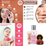 Buy Combo of 3- Lip Sleeping Mask 10g + Lip Scrub 25g + Rose Water 100ml - Purplle