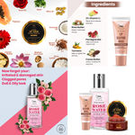 Buy Combo of 3- Lip Sleeping Mask 10g + Lip Scrub 25g + Rose Water 100ml - Purplle