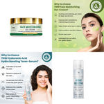 Buy Combo of 2- Face Moisturizing Gel Cream 50gm + Hyaluronic Acid Toner 100ml - Purplle