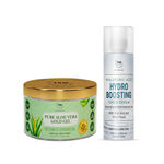 Buy Combo of 2- Hyaluronic Acid Toner 100ml + Pure Aloe Vera Gold Gel 100gm - Purplle