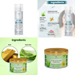 Buy Combo of 2- Hyaluronic Acid Toner 100ml + Pure Aloe Vera Gold Gel 100gm - Purplle