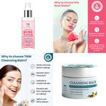Buy Combo of 2- Cleansing Balm 100gm + Rose Water Spray Bottle 200 ml - Purplle