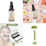 Buy Combo of 2- Jade Roller- Green & Vitamin C Face Serum 30 ml - Purplle