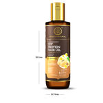 Buy Khadi Natural Damage Protect Soy Protein Hair Oil | Prevents Hair Loss, Nourishes Scalp by Powered BOTANICS | 200ml - Purplle