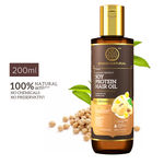 Buy Khadi Natural Damage Protect Soy Protein Hair Oil | Prevents Hair Loss, Nourishes Scalp by Powered BOTANICS | 200ml - Purplle