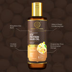 Buy Khadi Natural Damage Protect Soy Protein Hair Oil | Prevents Hair Loss, Nourishes Scalp by Powered BOTANICS | 200ml - Purplle