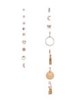 Buy Lilly & Sparkle Stud And 4 Drop Earrings Pack Set Of 12 - Purplle