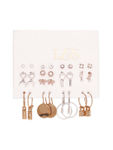 Buy Lilly & Sparkle Stud And 4 Drop Earrings Pack Set Of 12 - Purplle