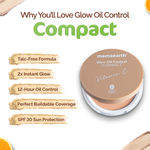 Buy Mamaearth Glow Oil Control Compact SPF 30 with Vitamin C & Turmeric for 2X Instant Glow - 03 Nude Glow (9 gm) - Purplle