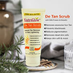 Buy NutriGlow Set of 5 De Tan Scrub For Instant Tan Removal & Skin Lightening (65 gm each) - Purplle