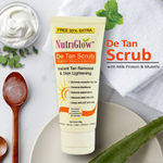 Buy NutriGlow Set of 5 De Tan Scrub For Instant Tan Removal & Skin Lightening (65 gm each) - Purplle