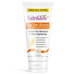 Buy NutriGlow Set of 4 De Tan Scrub For Instant Tan Removal & Skin Lightening, 65 gm each - Purplle