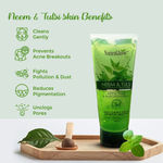 Buy NutriGlow Set of 5 Neem & Tulsi Face Wash/ With Neem, Tulsi & Haridra Extracts/ Helps Control Pimples & Removes Impurities (65 ml each) - Purplle