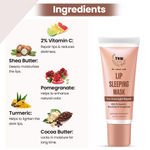 Buy TNW The Natural Wash Lip Sleeping Mask for Overnight Repair| With Vitamin C & Shea Butter | Chemical-Free Lip Care Product 10 gm - Purplle