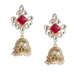 Buy Accessher Gold Toned Kundan & Multi Beaded Stone Enamel Jewellery Set For Women & Girls - Purplle