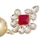 Buy Accessher Gold Toned Kundan & Multi Beaded Stone Enamel Jewellery Set For Women & Girls - Purplle