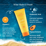 Buy Aqualogica Glow+ Smoothie Face Wash with Papaya & Vitamin C 100g - Purplle