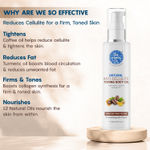 Buy The Moms Co. Natural Anti-Cellulite Toning Body Oil|Tightens, Firms, Tones and Reduces Fat| With Coffee, Turmeric, and Ginger Oil 100 ml - Purplle