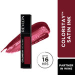 Buy Revlon Colorstay Satin Ink Liquid Lip Color - Partner In Wine - Purplle