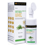 Buy Soulflower Acne Free Tea Tree Foaming  Face Wash with Salicylic Acid 2%, Neem & Basil for Pimple Skin, 100ml - Purplle