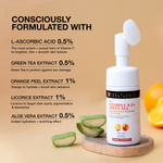 Buy Soulflower Herbal Vitamin C 0.5% Green Tea Brightening Foaming Face Wash, 100ml - Purplle