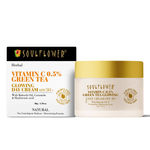Buy Soulflower Vitamin C 0.5% Green Tea Glowing Day Cream SPF30+, 50g - Purplle