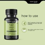 Buy Bare Body Essentials Hair Skin Nails - 60 Capsules - Purplle