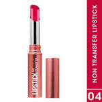 Buy Magic Colour No Transfer Matte Lipstick, Ultra Smooth Creamy Texture Kiss Proof Long Lasting Super Stay Waterproof Smudgeproof Pigmented HD 24 Hour Non Transferable Lip Color (3g, Pretty Pink 04) - Purplle