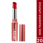 Buy Magic Colour No Transfer Matte Lipstick, Ultra Smooth Creamy Finish Kiss Proof Long Lasting Super Stay Smudgeproof Pigmented HD 24 Hour Non Transferable Brick Dark Red Lip Color (3g, Tangerine Red 20) - Purplle