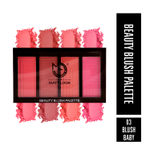 Buy Matt look Beauty Blush Palette, Face Makeup, Multicolor-3 (20gm) - Purplle