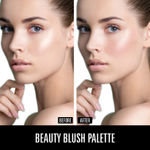 Buy Matt look Beauty Blush Palette, Face Makeup, Multicolor-3 (20gm) - Purplle