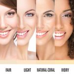 Buy Matt look Perfect look Powder 2 in 1 Formula Oil Control, Powder + Base Concealer, Face Makeup, Ivory (20gm) - Purplle