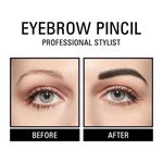 Buy Matt look Eyebrow Pencil Long Lasting Formula Professional Stylist, Black (1.2 gm) - Purplle
