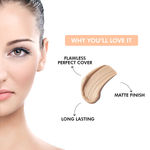 Buy Matt look Oil Free Age Defying Colour Intense Foundation SPF 30/ FPS 30, Rose (50 ml) - Purplle