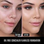 Buy Matt look Oil Free Concealer Flowless & Foundation, Beige (35ml + 8gm) - Purplle