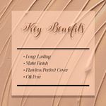 Buy Matt look Oil Free Concealer Flowless & Foundation, Beige (35ml + 8gm) - Purplle