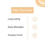 Buy Matt look High Coverage Waterproof Oil Free Matte Foundation SPF 25, Ivory (45gm) - Purplle