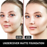 Buy Matt look Undercover 24H Full Coverage Matte Foundation & Oil Control, Classic Ivory (30 ml) - Purplle