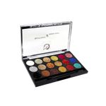 Buy Mattlook Glitters N Highlight 18 Colour Glittering Eyeshadow Palette, Classic Edition (18 gm) - Purplle