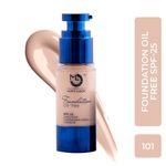 Buy Matt look Foundation Oil-Free & Waterproof SPF-25, 101 (30ml) - Purplle